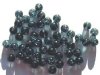 50 8mm Montana Blue Crackle Beads 
